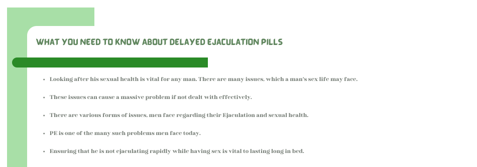 Ejaculation Pills