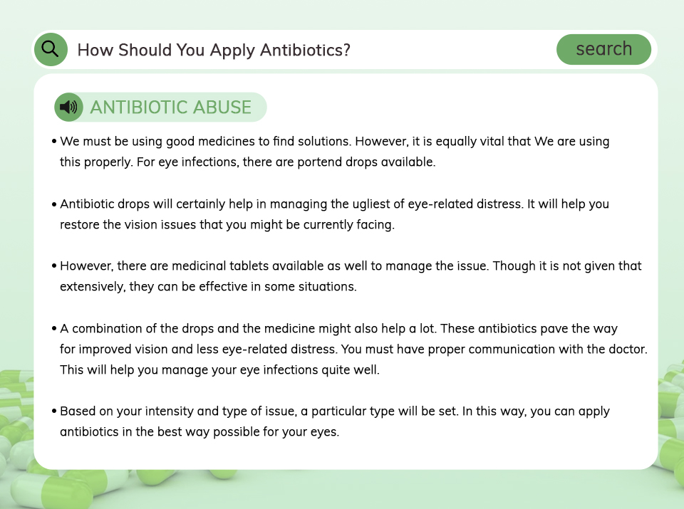 How Should You Apply Antibiotics (1)